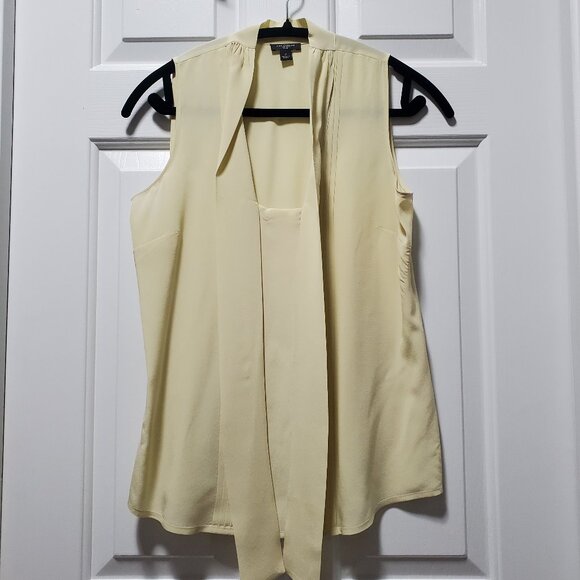Ann Taylor Tops - Ann Taylor Silk Blouse with Tie Neck | 2